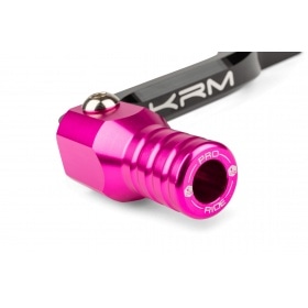 Pārnesumu pārslēgšanas svira KRM melna / rozā Derbi