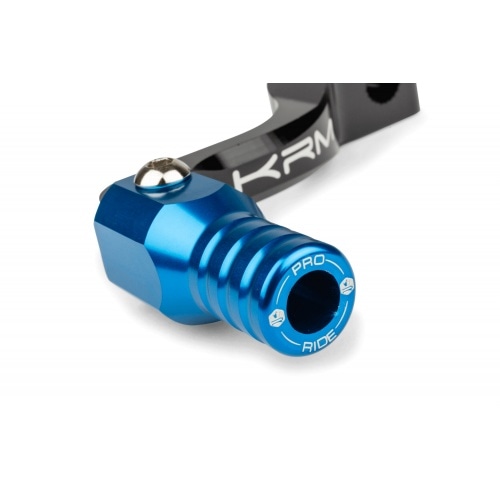 Pārnesumu pārslēgšanas svira KRM melna / zila Minarelli AM6 Pārnesumu pārslēgšanas svira KRM melna / zila Minarelli AM6