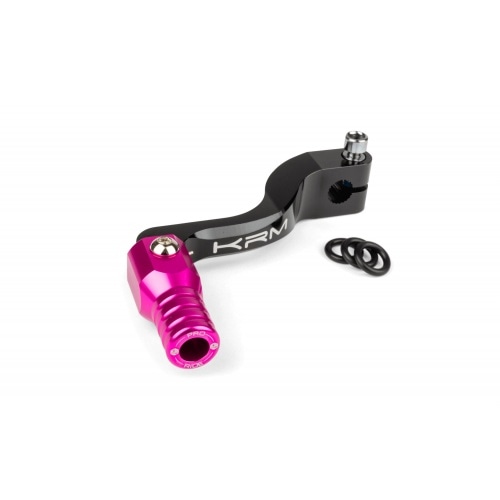 Pārnesumu pārslēgšanas svira KRM melna / rozā Minarelli AM6 Pārnesumu pārslēgšanas svira KRM melna / rozā Minarelli AM6