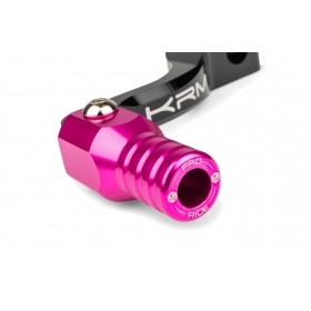 Pārnesumu pārslēgšanas svira KRM melna / rozā Minarelli AM6