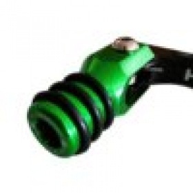 Gear Shift Lever KRM black / green Minarelli AM6