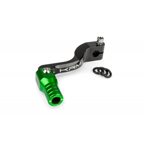 Pārnesumu pārslēgšanas svira KRM melna / zaļa Minarelli AM6 Pārnesumu pārslēgšanas svira KRM melna / zaļa Minarelli AM6