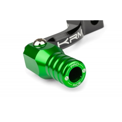 Pārnesumu pārslēgšanas svira KRM melna / zaļa Minarelli AM6 Pārnesumu pārslēgšanas svira KRM melna / zaļa Minarelli AM6