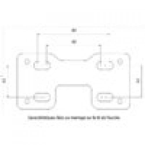 Handlebar Clamps 28mm with dashboard holder KRM black / purple Handlebar Clamps 28mm with dashboard holder KRM black / purple