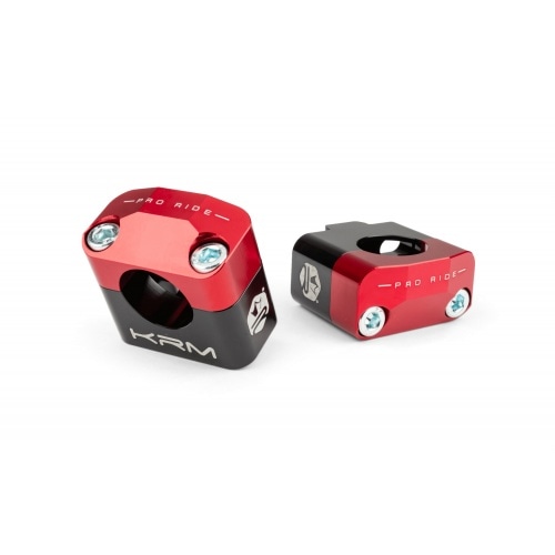 Stūres kronšteini 28mm KRM melni / sarkani Stūres kronšteini 28mm KRM melni / sarkani