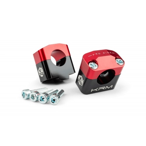 Stūres kronšteini 28mm KRM melni / sarkani Stūres kronšteini 28mm KRM melni / sarkani