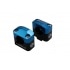 Handlebar Clamps 28mm KRM black / blue Handlebar Clamps 28mm KRM black / blue