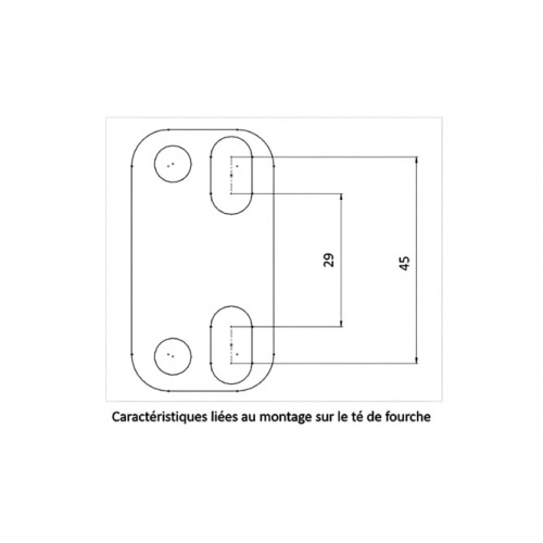 Handlebar Clamps 28mm KRM black / blue Handlebar Clamps 28mm KRM black / blue