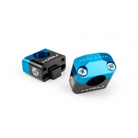 Stūres kronšteini 28mm KRM melni / zili