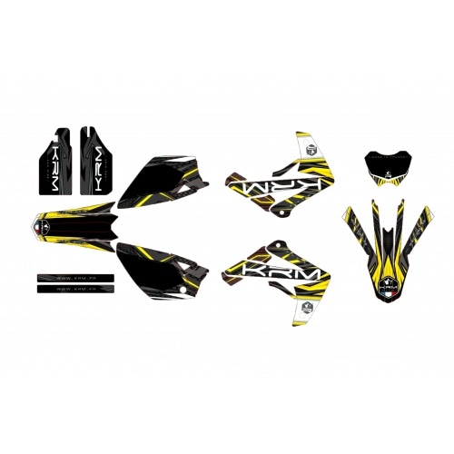Decal Kit KRM yellow Rieju MRT Decal Kit KRM yellow Rieju MRT