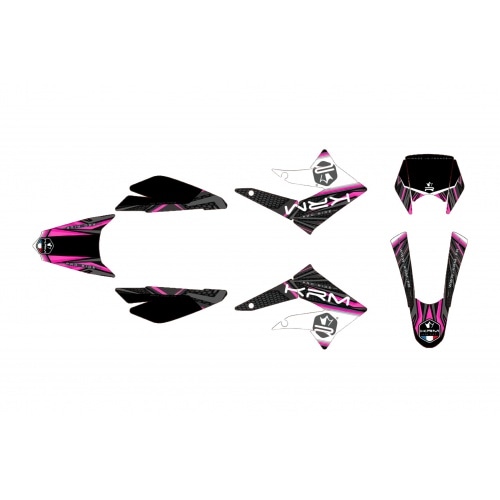 Decal Kit KRM pink Derbi X-treme 2011 - 2017 Decal Kit KRM pink Derbi X-treme 2011 - 2017