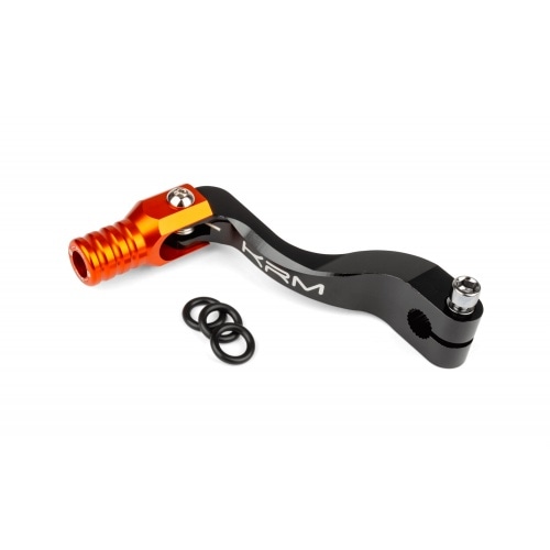 Pārnesumu pārslēgšanas svira KRM melna / oranža Minarelli AM6 Pārnesumu pārslēgšanas svira KRM melna / oranža Minarelli AM6