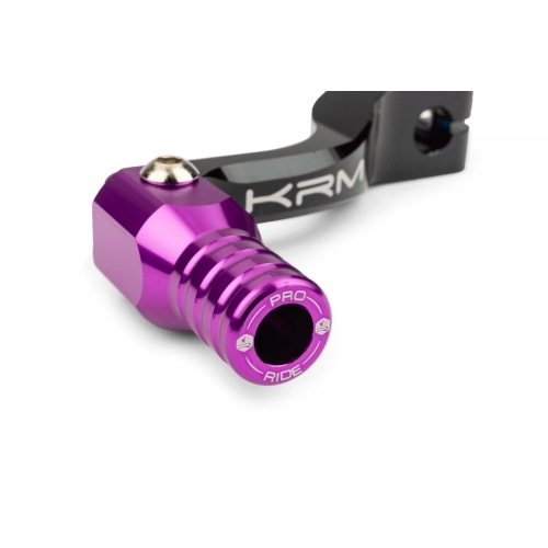 Pārnesumu pārslēgšanas svira KRM melna / violeta Minarelli AM6 Pārnesumu pārslēgšanas svira KRM melna / violeta Minarelli AM6