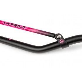 Handlebar 22mm KRM black / pink