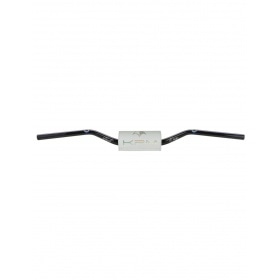 Handlebar 28mm KRM PATRIOT with pad white / hologram