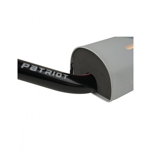 Handlebar 28mm KRM PATRIOT with pad white / hologram Handlebar 28mm KRM PATRIOT with pad white / hologram