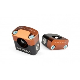 Handlebar Clamps 28mm KRM black / bronze