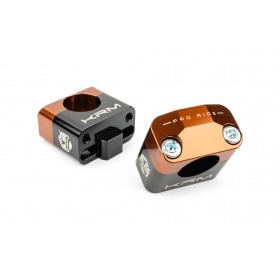 Handlebar Clamps 28mm KRM black / bronze