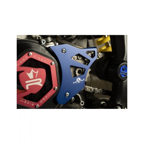 Sprocket Guard KRM Derbi dark blue Sprocket Guard KRM Derbi dark blue