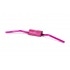Handlebar 28mm KRM pink / hologram with pad Handlebar 28mm KRM pink / hologram with pad