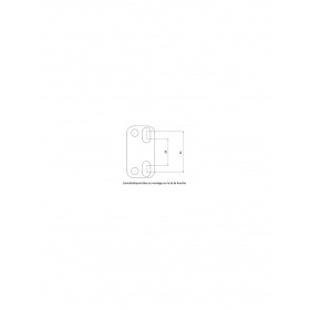 Handlebar Clamps 28mm KRM black / dark blue