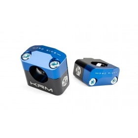 Handlebar Clamps 28mm KRM black / dark blue