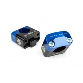 Handlebar Clamps 28mm KRM black / dark blue
