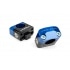 Handlebar Clamps 28mm KRM black / dark blue Handlebar Clamps 28mm KRM black / dark blue