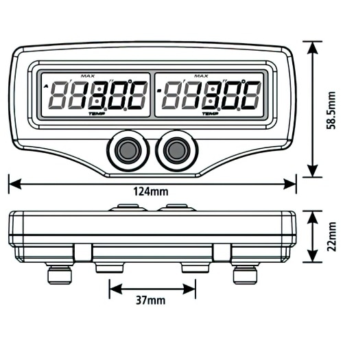 Dual EGT meter, KOSO Digital Dual EGT meter, KOSO Digital