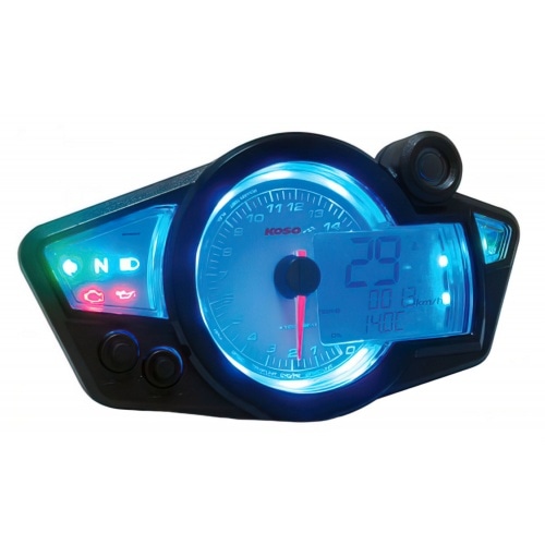 Спидометр / тахометр Koso цифровой RX1N GP стиль Спидометр / тахометр Koso цифровой RX1N GP стиль