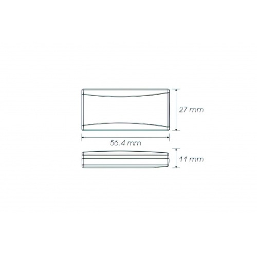 Termometrs Koso Super Slim LED sarkans Termometrs Koso Super Slim LED sarkans