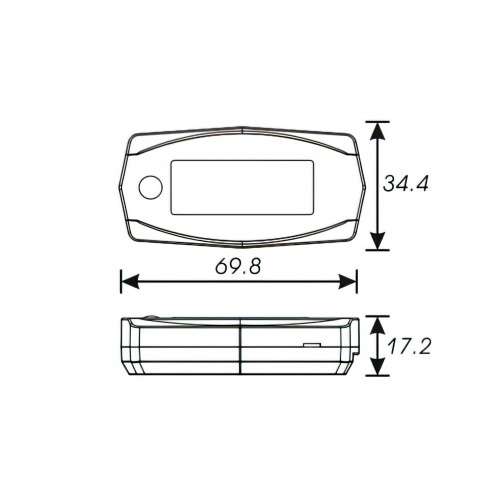 Koso Thermometer Mini 4 (water / oil) Koso Thermometer Mini 4 (water / oil)