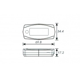 Gaisa / degvielas mērītājs Mini Koso