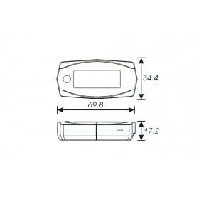 Gaisa / degvielas mērītājs Mini Koso