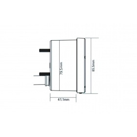 Спидометр Koso 0-140 км/ч d=85 черный