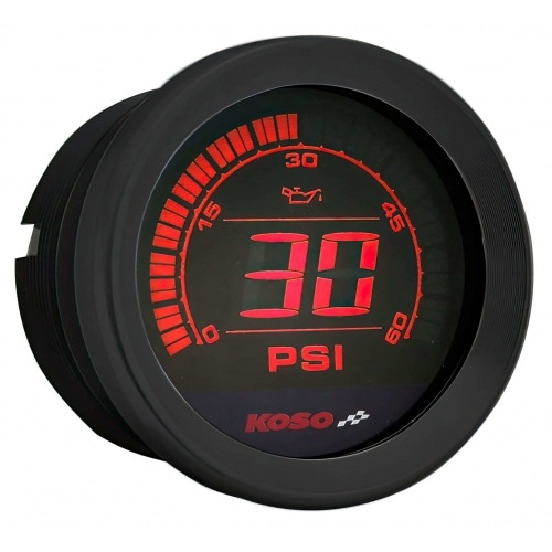 Eļļas spiediena mērītājs Harley Davidson digitālais Koso Eļļas spiediena mērītājs Harley Davidson digitālais Koso