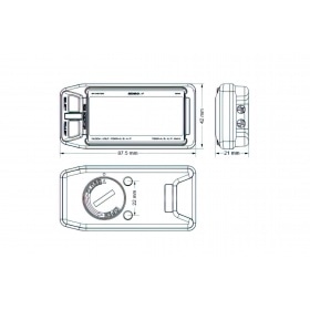 Тахометр / термометр Koso EFI