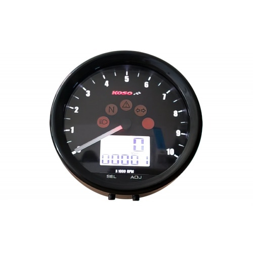 Spidometrs Koso D64 melns 10000 apgr./min Spidometrs Koso D64 melns 10000 apgr./min