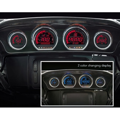 Dashboard 4 instruments Koso HD-03 Harley Davidson Touring 2014-2020 Dashboard 4 instruments Koso HD-03 Harley Davidson Touring 2014-2020