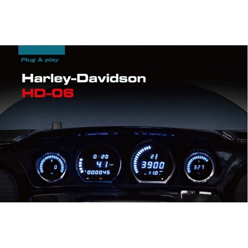 LED Dashboard 4 instruments Koso HD-06 Harley Davidson Touring 2014 - 2020 LED Dashboard 4 instruments Koso HD-06 Harley Davidson Touring 2014 - 2020