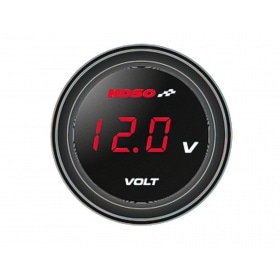 Voltmeter digital Koso Coin red