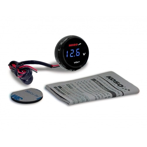 Voltmeter digital Koso Coin red Voltmeter digital Koso Coin red