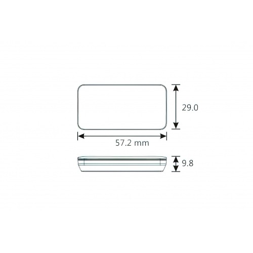 Voltmeter / Thermometer Slim NG blue Voltmeter / Thermometer Slim NG blue