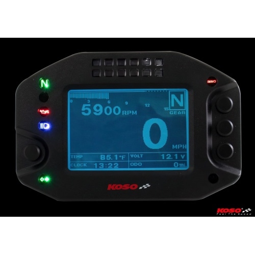 Daudzfunkcionāls spidometrs Koso RS2 Daudzfunkcionāls spidometrs Koso RS2