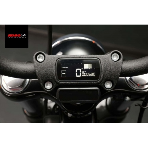 Spidometrs Koso D2 Plug & Play Harley Davidson Streetbob 2018-2022 Spidometrs Koso D2 Plug & Play Harley Davidson Streetbob 2018-2022