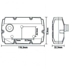 Koso Speedometer XR-SRN ATV road-legal