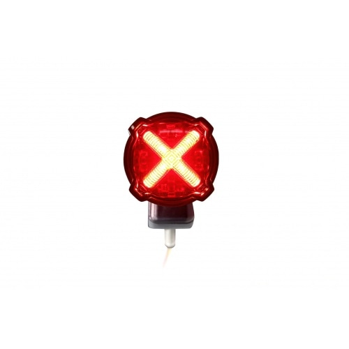 Aizmugurējais LED lukturis ar bremžu gaismu un turētāju Koso GT-02S sarkans Aizmugurējais LED lukturis ar bremžu gaismu un turētāju Koso GT-02S sarkans