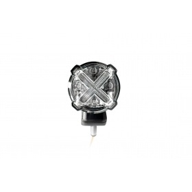 Aizmugurējais LED lukturis ar bremžu gaismu ar turētāju Koso GT-02S balts