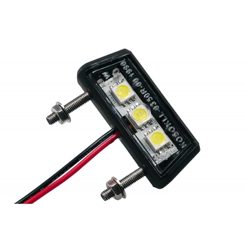 Numura zīmes apgaismojuma lukturis KOSO LED, homologēts, universāls, 17,5x42mm Numura zīmes apgaismojuma lukturis KOSO LED, homologēts, universāls, 17,5x42mm