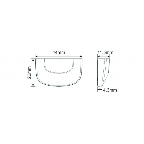 Numura numura apgaismojums LED Koso Curve melns Numura numura apgaismojums LED Koso Curve melns